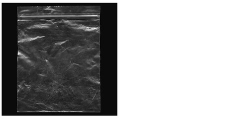 Clear Plastic Zip Lock Bag Mockup - Transparent Storage Pouch, Zipper Seal, Food Packaging, Security, Design Element, Isolated on White © WASIF-MEHMOOD