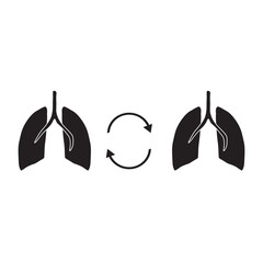 Lung Transplant Glyph Icon
