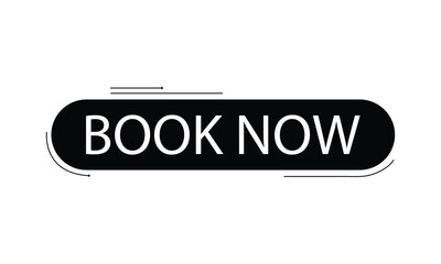 Book now button. web template, speech bubble, banner label book now. sign icon vector illustration . Eps 10. 