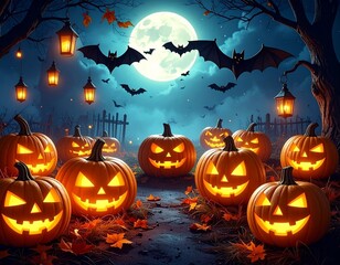 A Spooky Halloween Night