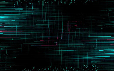 Digital Glitch Abstract Background