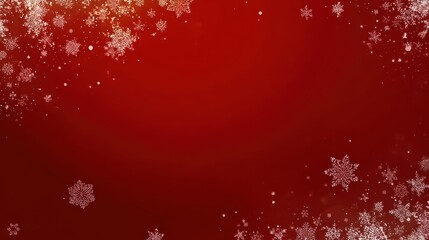 Christmas background with red and snowflake elements, great for branding, events, and traditional designs