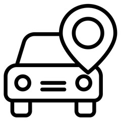 Cars location icon vector illustration