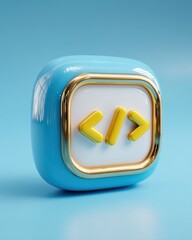 Code screen symbolizing free software and open source platform
