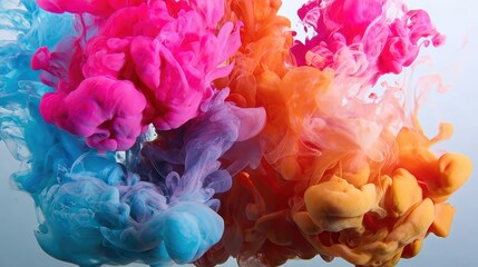 Fototapeta premium Hyper-detailed pink smoke stock photo for creative use, suitable for branding, events, and vibrant designs