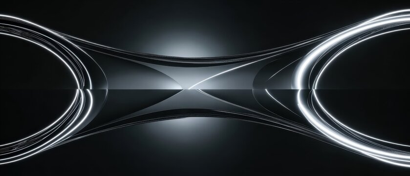 HDRI environment map with bright lights for rendering, suitable for branding, events, and innovative designs