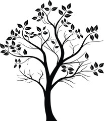 Obraz premium tree silhouette