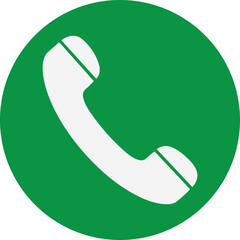Green Phone Call Icon &ndash; Communication Symbol