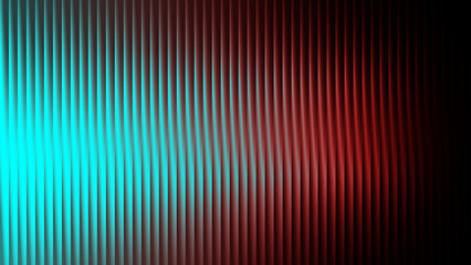 Abstract futuristic refracted glass gradient with purple red color. Dynamic ribbed texture for tech background, header, cover, poster, backdrop.