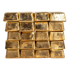 Stack of gold bars 