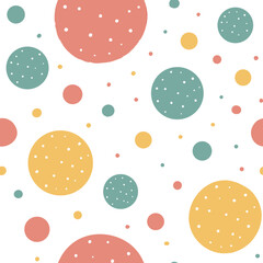 Abstract modern trendy hand drawn seamless pattern, vector illustration.  