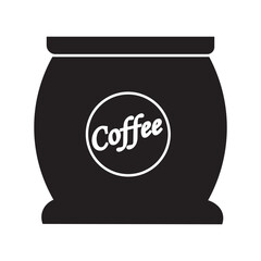 coffee sack glyph icon