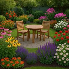 home interior garden with attractive flower arrangements and sofa arrangement