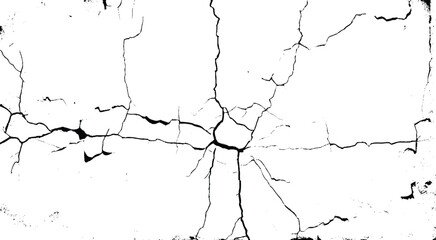 Obraz premium Grunge texture, Grungy effect dirty, black and white half tone, rough, abstract, abstract backgrounds, horizontal illustration. Cracks overlay textured.