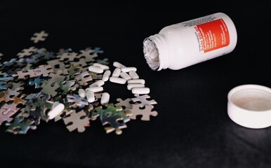 Acetaminophen, Autism, and Pregnancy Abstract Concept - Pain Relievers, Neurodivergent, and Child Birth