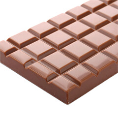 Obraz premium chocolate bar isolated on white background