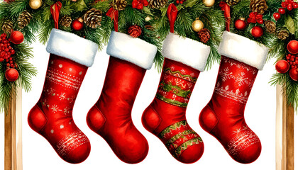 Christmas Stockings Hanging for Decoration