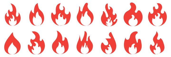 Fire icon, Fire, icon, flame, burn, symbol, silhouette, black