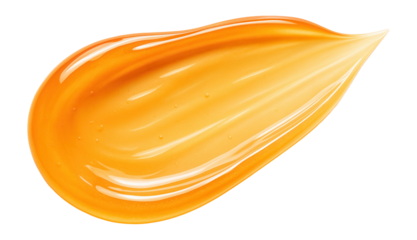 Cosmetic gel or serum smear.