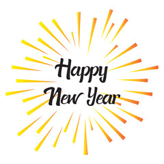Happy new year text font calligraphy hand written lettering script black color object happy new year 2026 2027 2028 time calendar happy new year december january month event banner poster winter gift