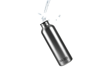 water pouring into a glass