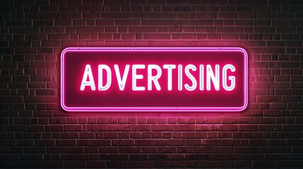 Fototapeta premium A bright pink neon sign reading 