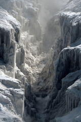 Majestic Frozen Waterfalls Nature's Icy Masterpiecesin Winter Wonderland Landsapes Await Adventurous Exporers Seeking BreathtakingScenic Views and Tranquil erenity
