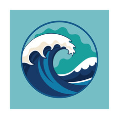 Ocean wave crest
