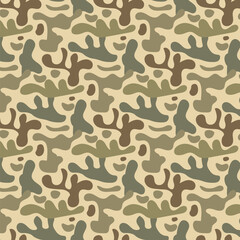 Beautiful Duck hunter Camouflage seamless pattern design