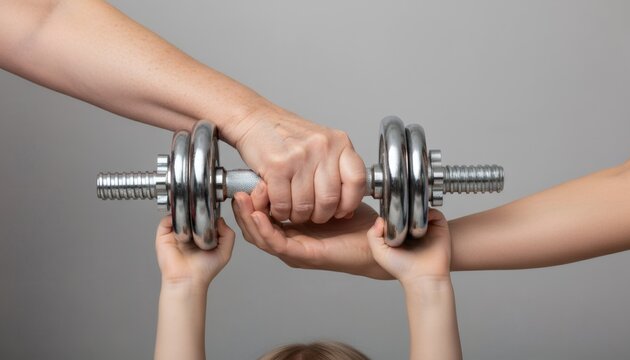 Intergenerational Fitness Hands