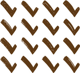 Wooden heart texture background with a set of web icons and 3d direction arrows