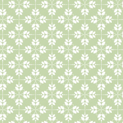 pastel mint seamless floral pattern design