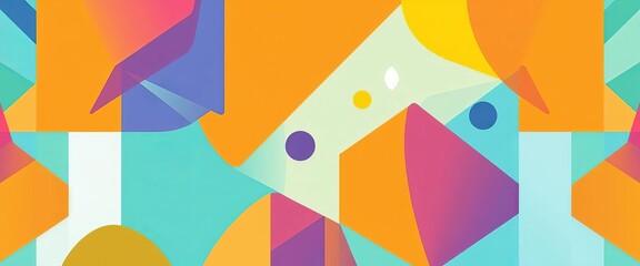 Abstract geometric shapes, simple trendy pattern vector illustration for poster, banner, packaging,  illustration,  lines
