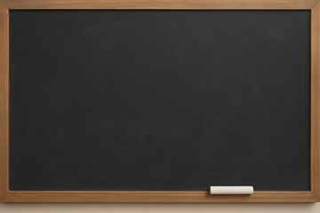 Rectangular chalkboard with dirty white chalk pattern