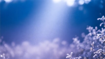 Blue rays of sunlight shining through clouds