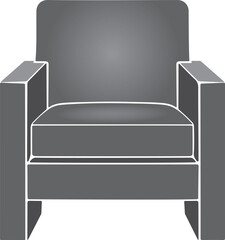 Armchair Color Vector Design