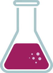 Scientific Beaker Color Vector Design
