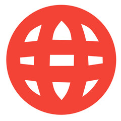 Red Credit Card Icon for Payment and Financial Transaction