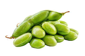 Organic Lima Beans - Raw Butter Beans Studio Photography