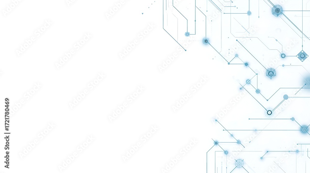 Aufkleber modern technology circuit design with cool abstract geometric pattern for creative graphic projects