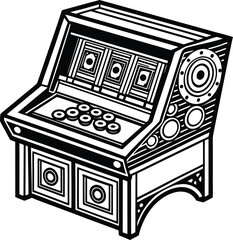 Abstract geometric shape composition vibrant color background dynamic forms isolated on transparent background