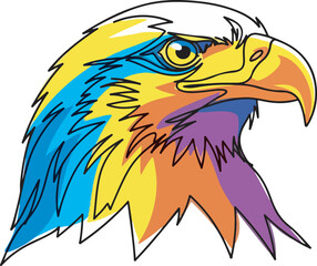 Obraz premium american bald eagle