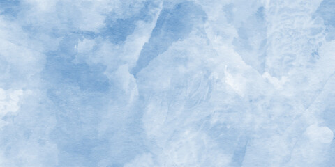 abstract blue watercolor splash stroke background,  abstract cloudy blue sky background digital painting, bright multicolor hand drawn illustration,soft cloud in the sky background blue tone for wall.