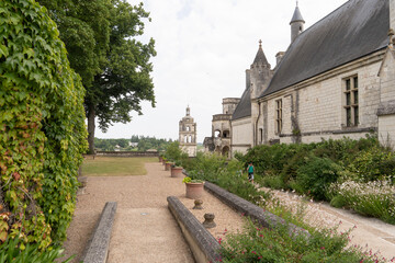 Jardins de la Cité Royale de Loches, centre Val de Loire, France, Europe