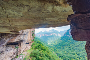 Guoliang Village Canyon, Wanxian Mountain Scenic Area, Taihang Mountains, Linzhou, Anyang City, Henan Province