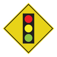 traffic light symbol information road sign icon vector