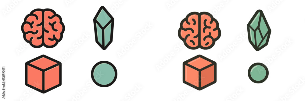 Poster mind and nature: exploring connections between thoughts and elements in a simple design