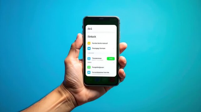 Smartphone Interface Navigation, App Icons, and Touchscreen Interaction
