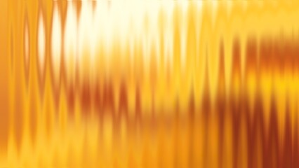 Golden yellow abstract background with vertical rippling light and shadow effects orange