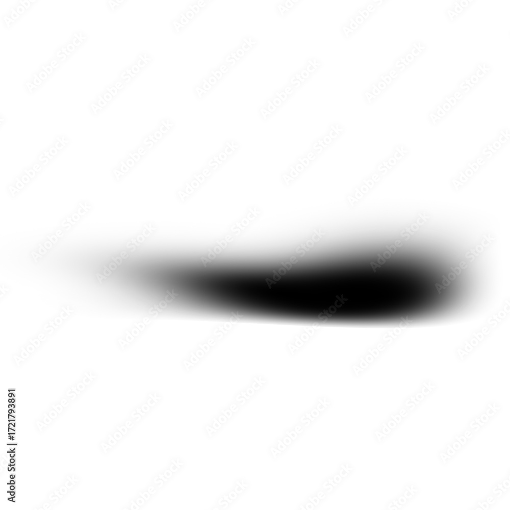 Poster black gradient shadow effect isolated on transparent background for overlay